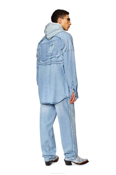 Diesel Männer hellblau d-kama Bekleidung 8608291