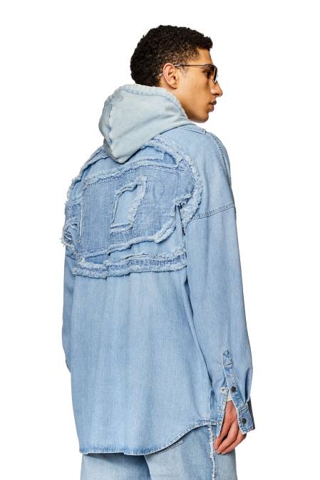 Diesel Männer hellblau d-kama Bekleidung 8608291