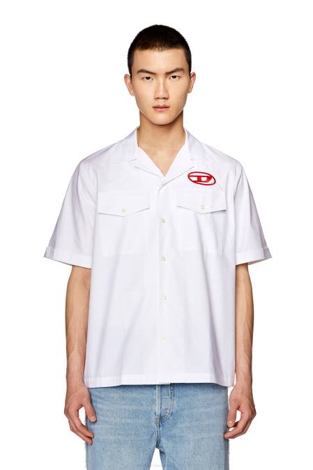 Diesel Männer weiß Rot s-mac-22-b Bekleidung 8608292