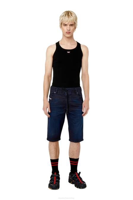 Diesel Männer Dunkelblau d-krooshort-z joggjeans Bekleidung 8608393
