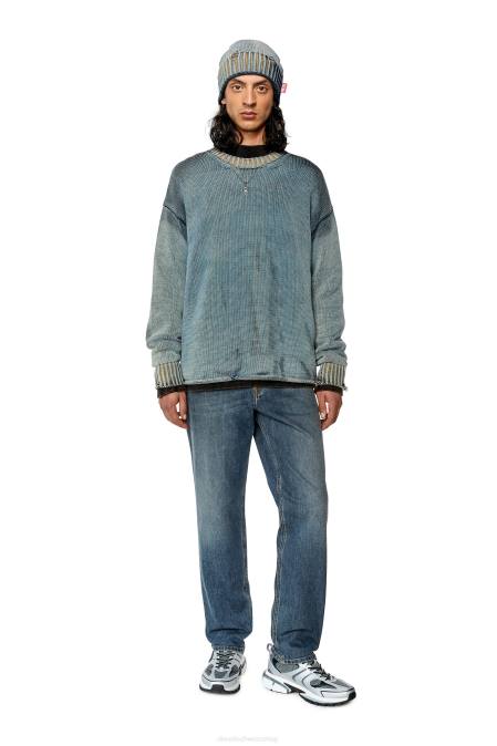 Diesel Männer Mittelblau Tapered Jeans 2023 D-Finitive 09F74 Bekleidung 8608341