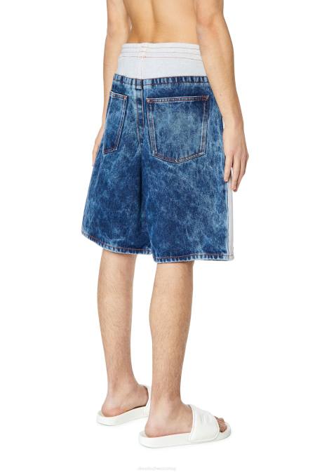 Diesel Männer Mittelblau d-byxo Bekleidung 8608413