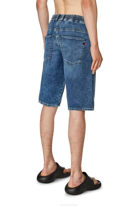 Diesel Männer Mittelblau d-krooley-short jogg Bekleidung 8608354