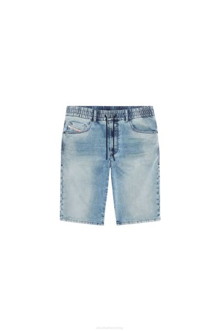 Diesel Männer Mittelblau d-krooley-short jogg Bekleidung 8608376