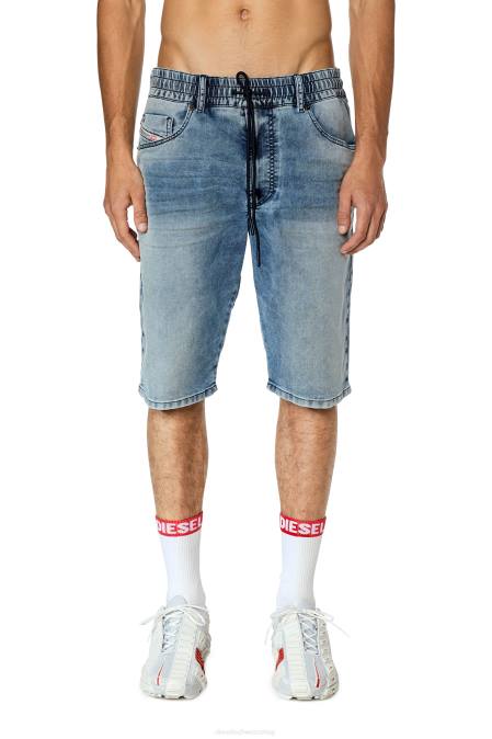 Diesel Männer Mittelblau d-krooley-short jogg Bekleidung 8608376