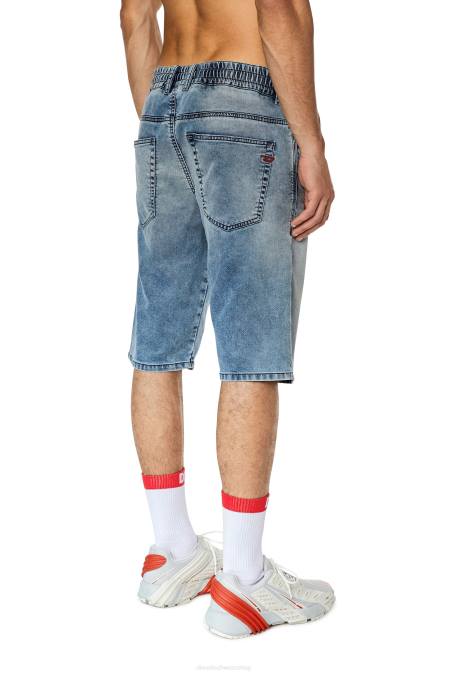Diesel Männer Mittelblau d-krooley-short jogg Bekleidung 8608376