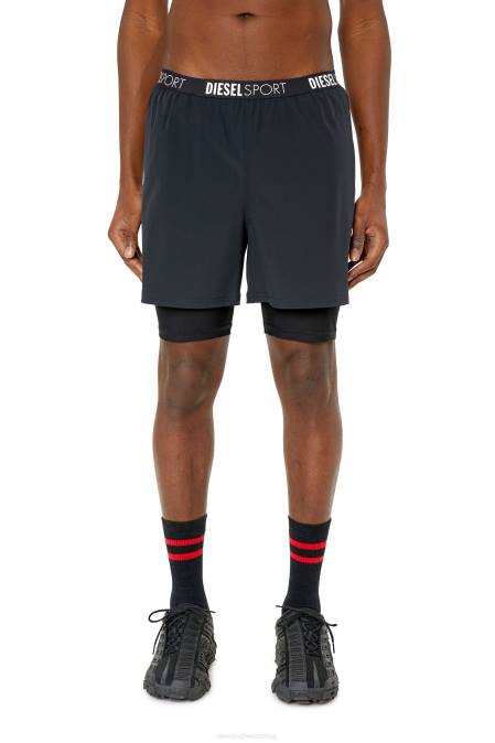 Diesel Männer Schwarz amwb-addie-wt37 Bekleidung 8608481