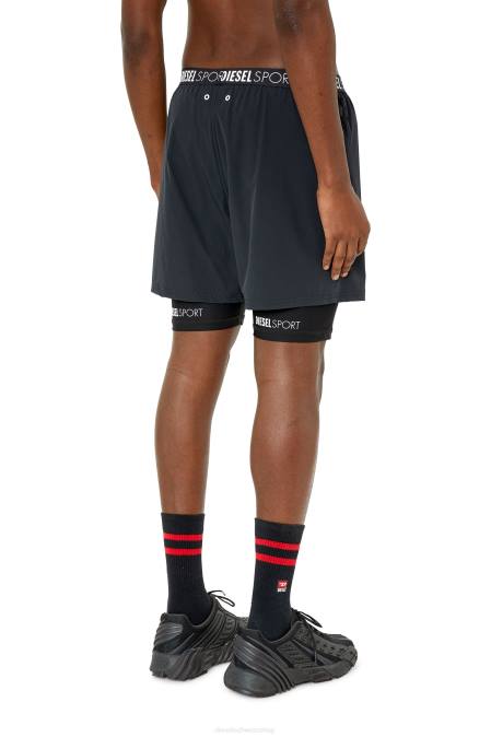 Diesel Männer Schwarz amwb-addie-wt37 Bekleidung 8608481