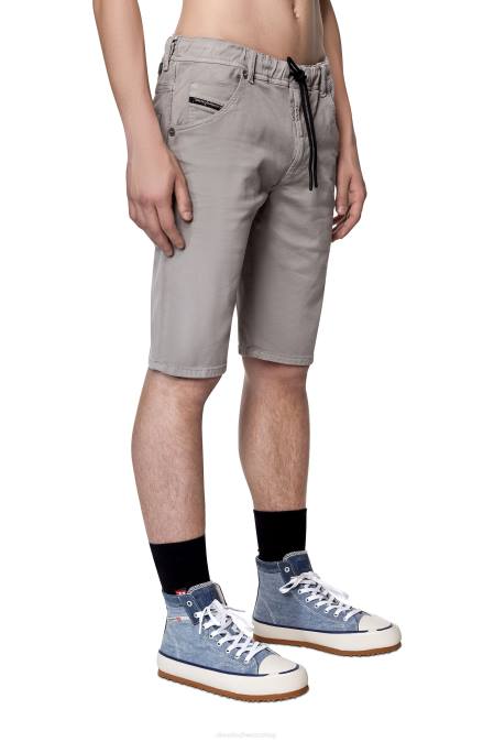 Diesel Männer grau d-krooshort joggjeans Bekleidung 8608369
