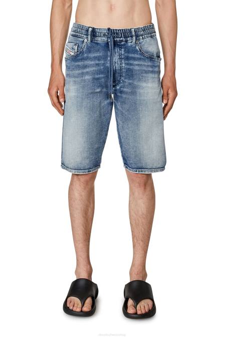 Diesel Männer hellblau d-krooley-short jogg Bekleidung 8608356