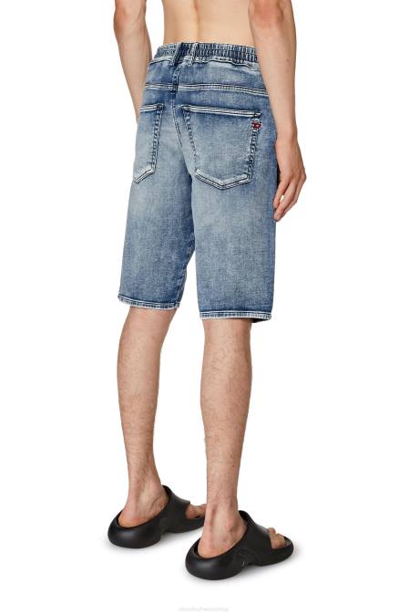 Diesel Männer hellblau d-krooley-short jogg Bekleidung 8608356
