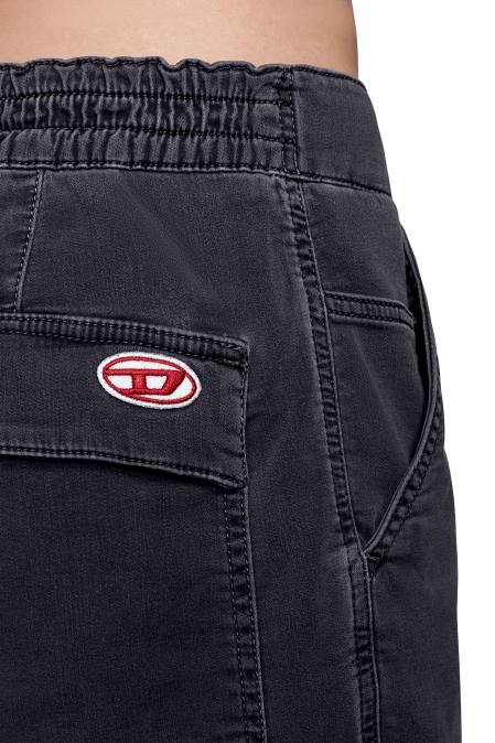 Diesel Männer schwarz/dunkelgrau D-Krooley Joggjeans Cargo-Shorts Bekleidung 8608403