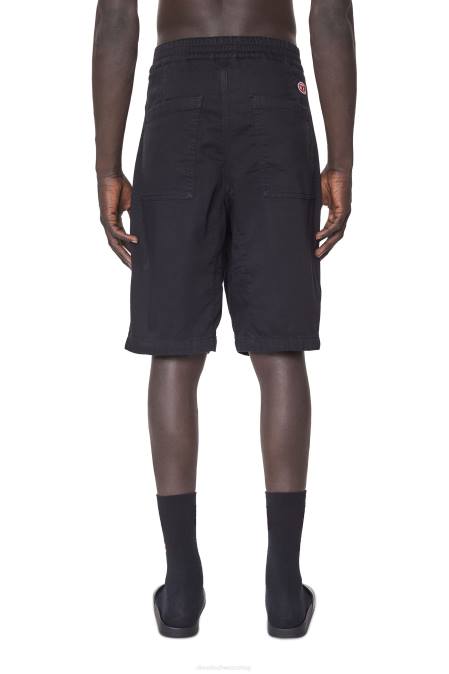 Diesel Männer schwarz/dunkelgrau D-Krooley Joggjeans Chino-Shorts Bekleidung 8608383