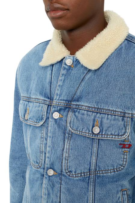 Diesel Männer Mittelblau d-barcy-t Bekleidung 860838