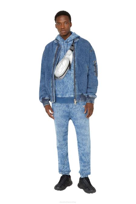 Diesel Männer Mittelblau d-weltik Bekleidung 860876