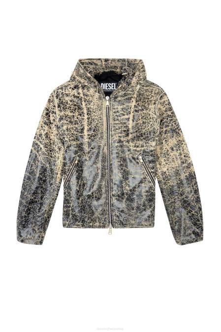 Diesel Männer beige/schwarz l-ram Bekleidung 860864