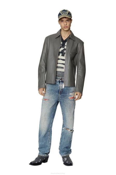 Diesel Männer grau l-Korn Bekleidung 860857