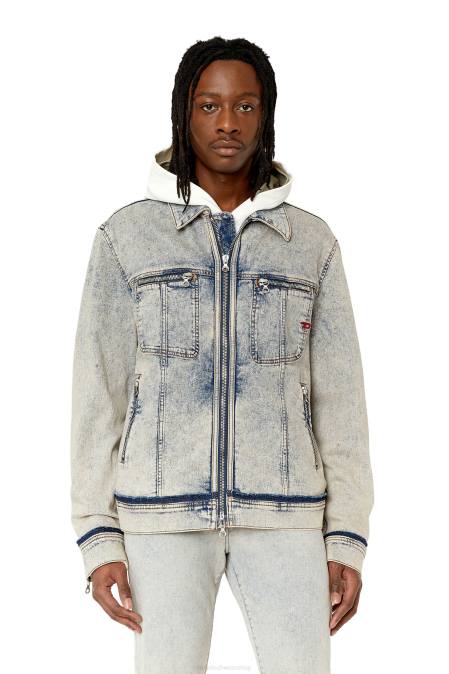 Diesel Männer hellblau d-barcy-re Bekleidung 86086