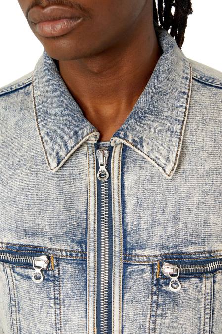 Diesel Männer hellblau d-barcy-re Bekleidung 86086