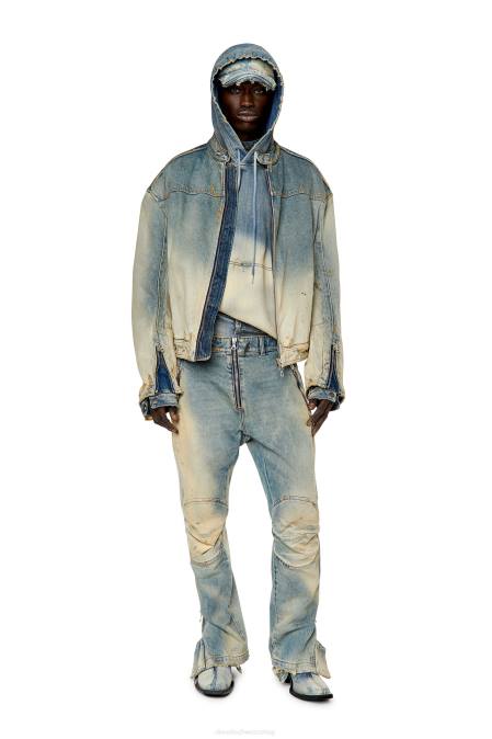 Diesel Männer hellblau d-rektor-fsc Bekleidung 860865