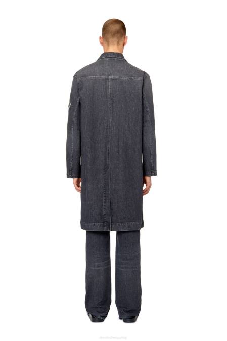 Diesel Männer schwarz/dunkelgrau d-roku-long-fsc1 Bekleidung 860877