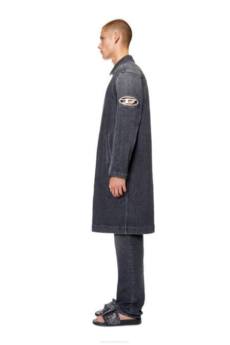 Diesel Männer schwarz/dunkelgrau d-roku-long-fsc1 Bekleidung 860877