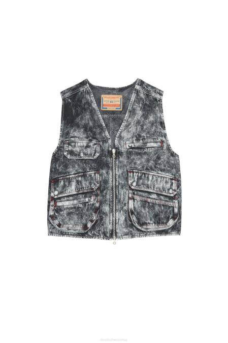 Diesel Männer schwarz/dunkelgrau d-samp Bekleidung 860875