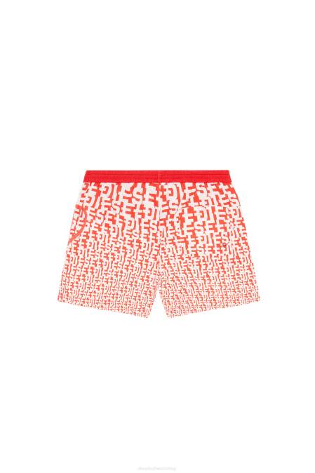 Diesel Männer rot-Weiss bmbx-nico Bekleidung 8608474