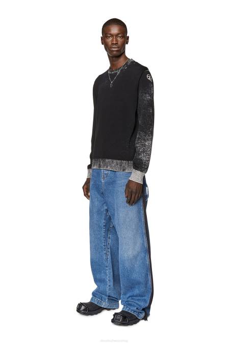 Diesel Männer Schwarz k-larence-b Bekleidung 860892