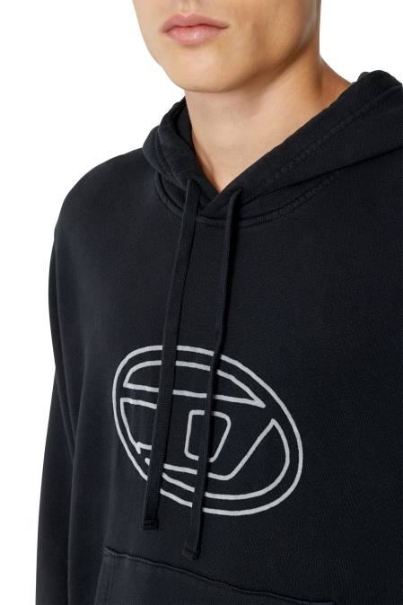 Diesel Männer Schwarz s-ginn-hood-e4 Bekleidung 8608101