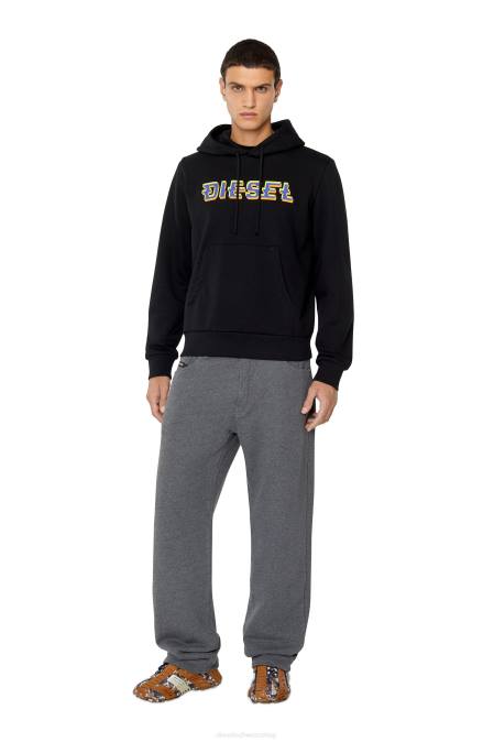 Diesel Männer Schwarz s-ginn-hood-k27 Bekleidung 860898