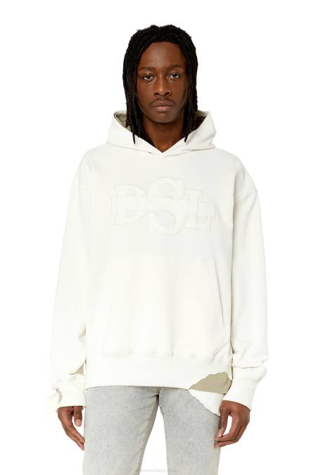 Diesel Männer Weiss S-Makro-Haube Bekleidung 8608161