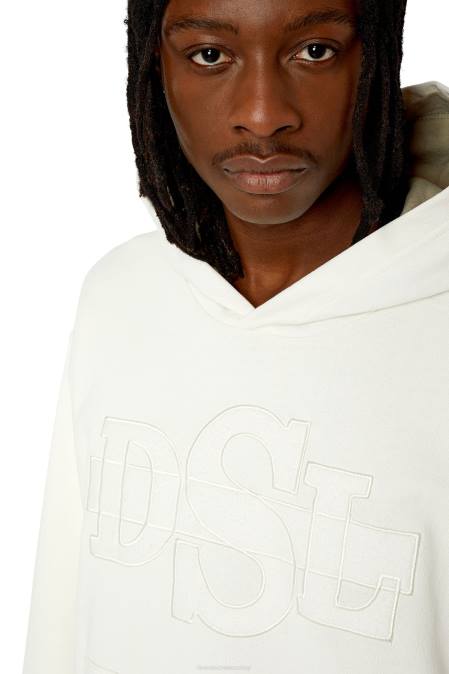 Diesel Männer Weiss S-Makro-Haube Bekleidung 8608161