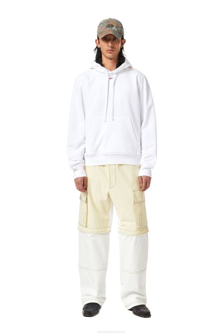 Diesel Männer Weiss s-ginn-hood-d Bekleidung 8608113