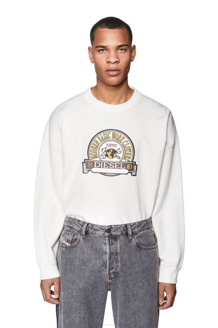 Diesel Männer Weiss s-lückenhaft Bekleidung 8608128