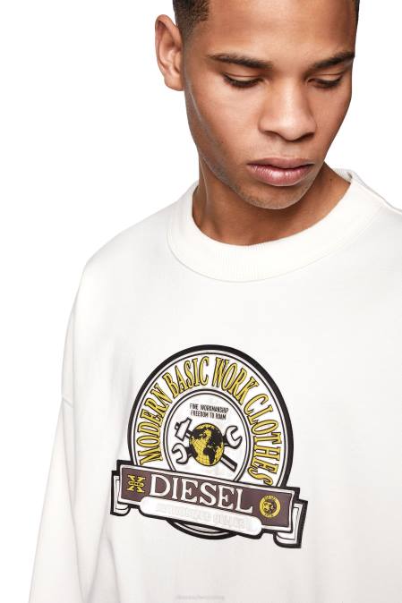 Diesel Männer Weiss s-lückenhaft Bekleidung 8608128