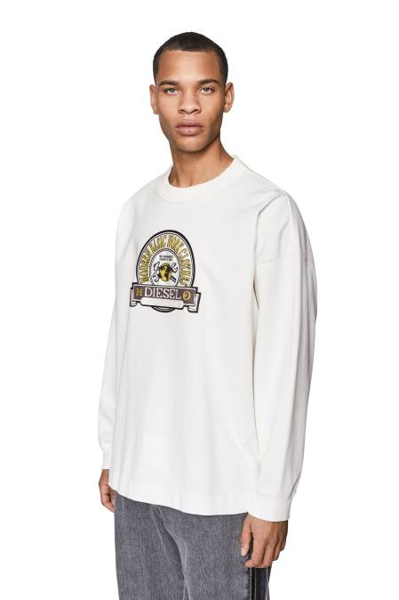 Diesel Männer Weiss s-lückenhaft Bekleidung 8608128