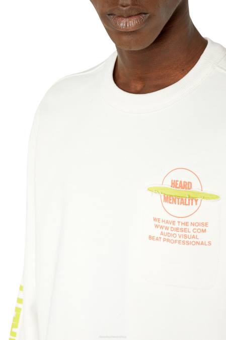 Diesel Männer Weiss scheiße Bekleidung 8608112