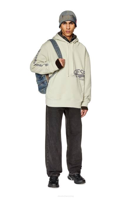 Diesel Männer hellgrau s-macs-hood-l1 Bekleidung 8608141