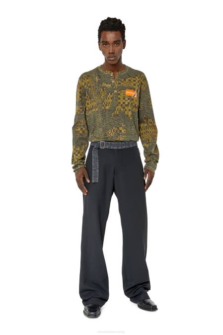 Diesel Männer Militärgrün t-juser-g1 Bekleidung 8608218