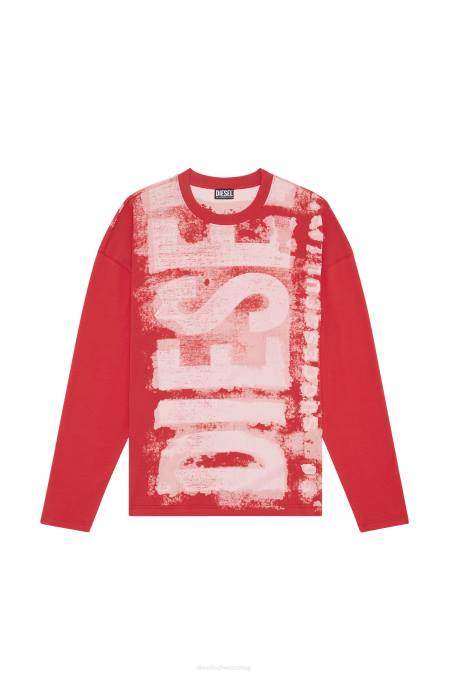 Diesel Männer Rot t-wasrib Bekleidung 8608206