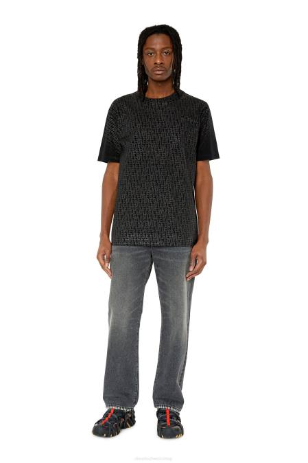 Diesel Männer Schwarz T-nur-Mono Bekleidung 8608188