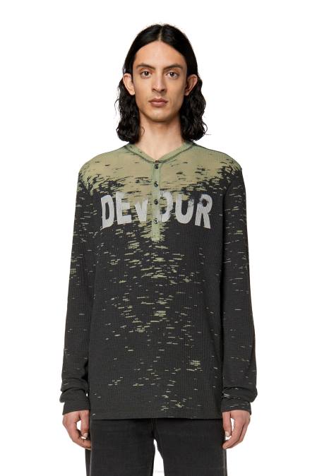 Diesel Männer Schwarz t-mata-h1 Bekleidung 8608238