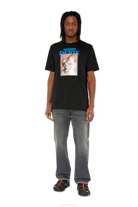 Diesel Männer Schwarz t-nur-g4 Bekleidung 8608177