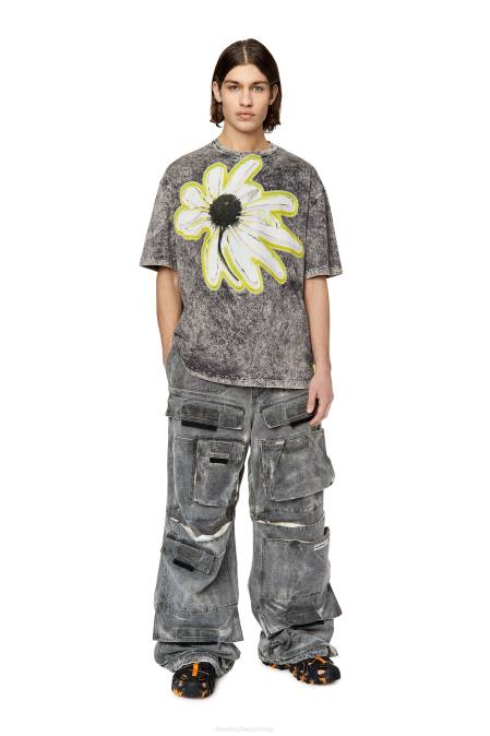 Diesel Männer Schwarz t-wash-h3 Bekleidung 8608235