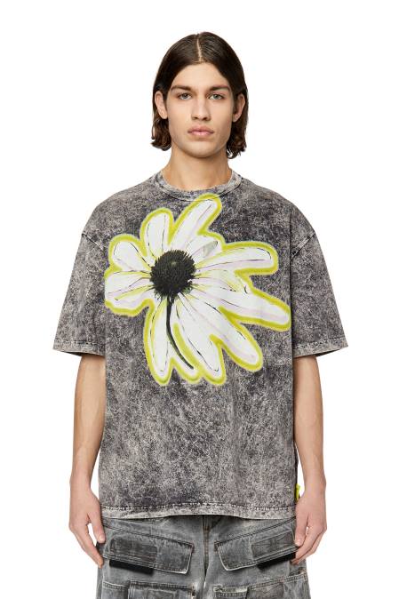 Diesel Männer Schwarz t-wash-h3 Bekleidung 8608235