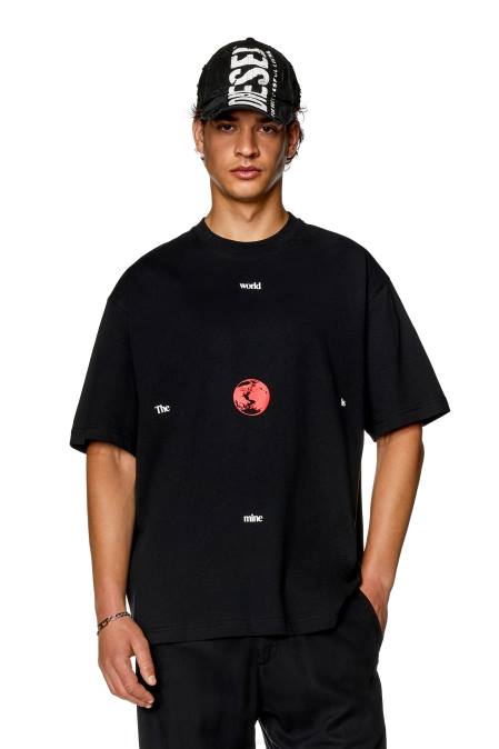 Diesel Männer Schwarz t-wash-l9 Bekleidung 8608242