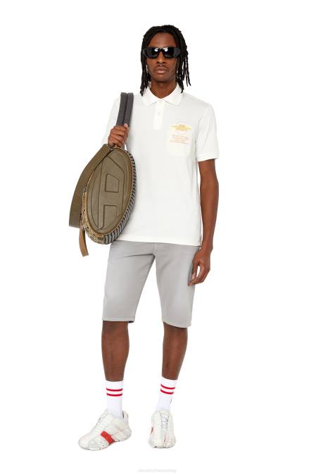 Diesel Männer Weiss T-Beutel Bekleidung 8608171