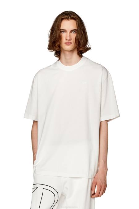 Diesel Männer Weiss t-boggy-megoval-d Bekleidung 8608257