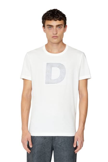 Diesel Männer Weiss t-diegor-col Bekleidung 8608239